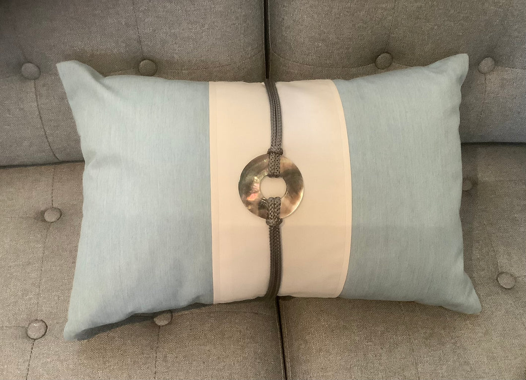 Blue & White Cushion