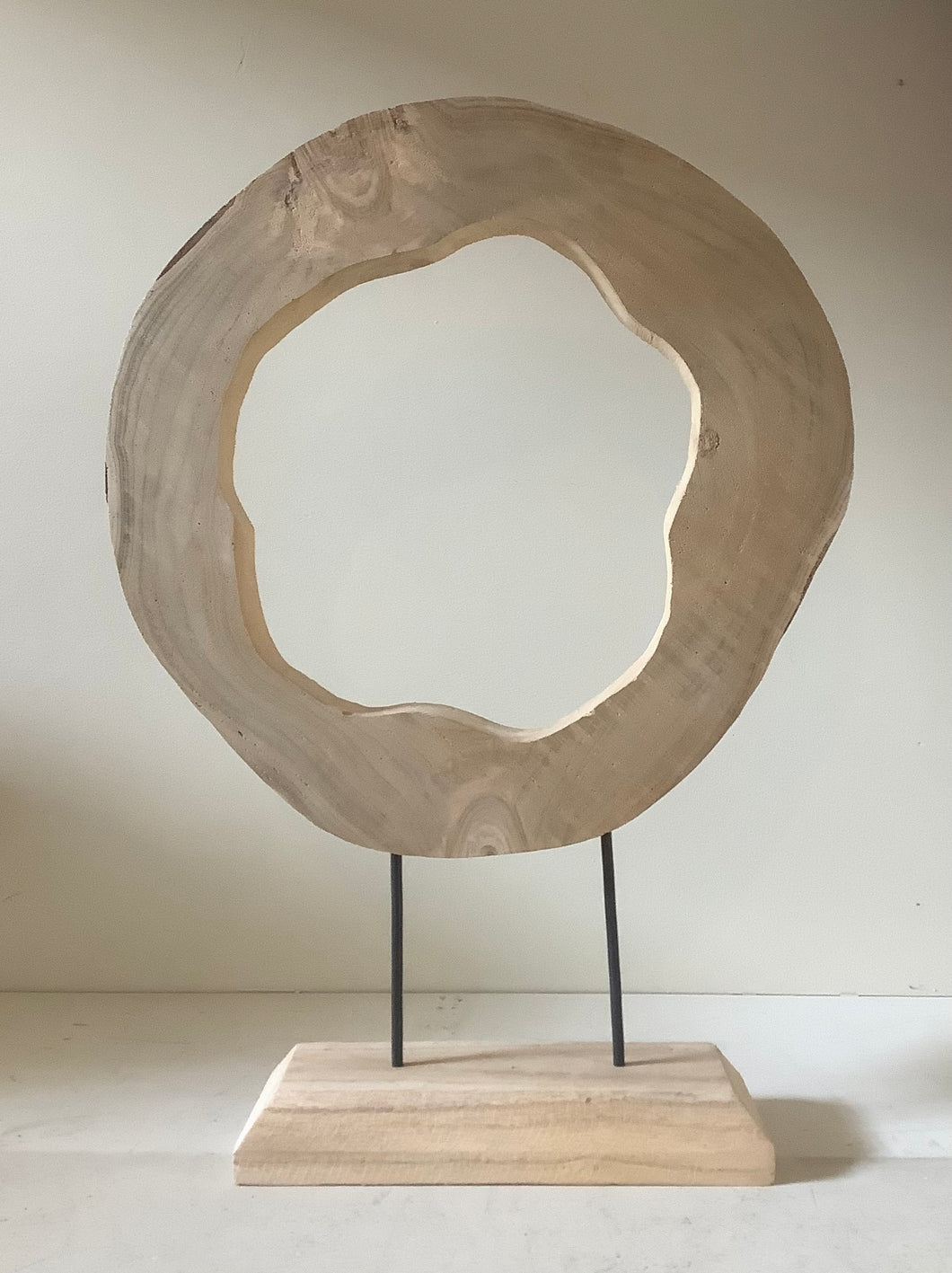 Round Wooden Artwork