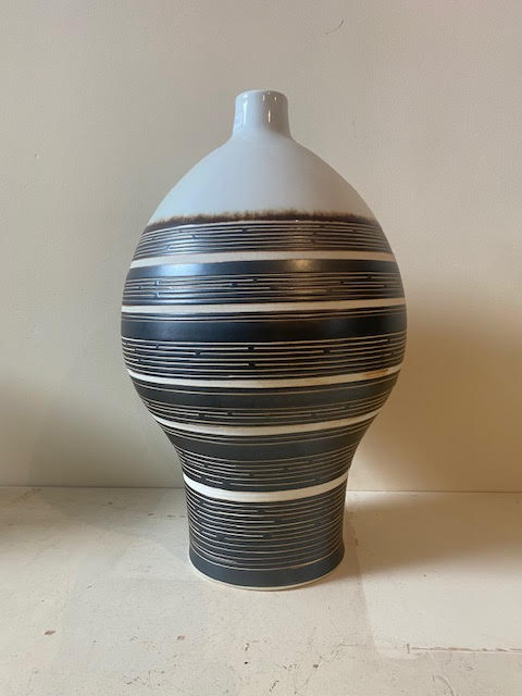 African Inspired Ceramic Vase