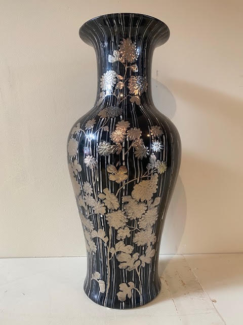 Black & Silver Vase