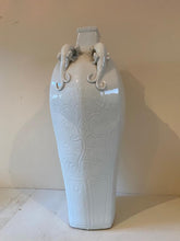 Load image into Gallery viewer, White Glaze with Lizards Vase
