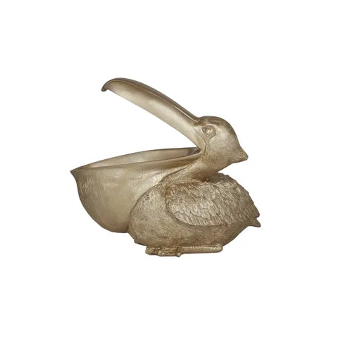 Pelican Sculpture - Gold