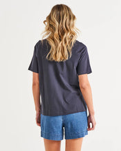 Load image into Gallery viewer, Betty Basics Rosalie Tee - Coal
