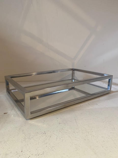 Rectangle Silver Tray with sides