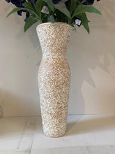 Load image into Gallery viewer, Wood Chip Effect Tall Vase
