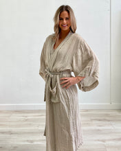 Load image into Gallery viewer, Chiara Linen Robe Natural
