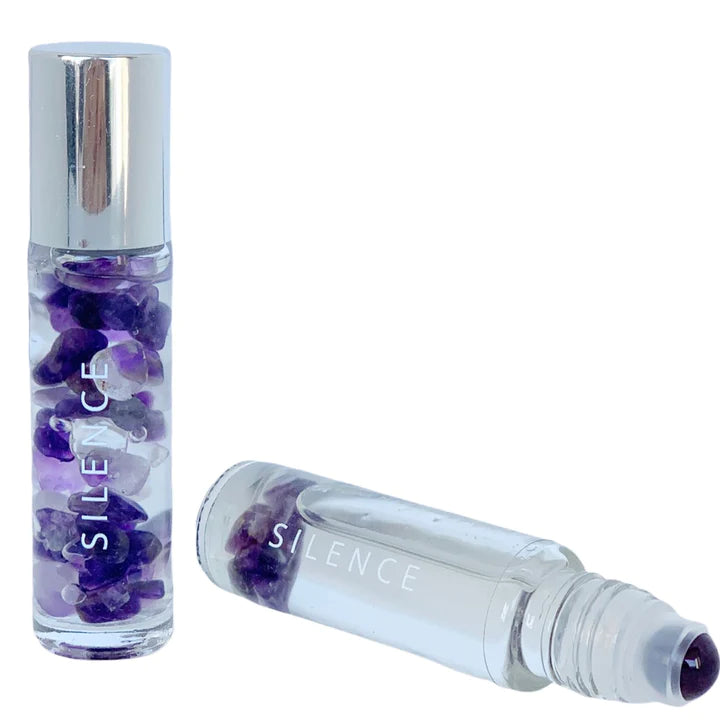 Gemstone Natural Perfume Roller - SILENCE - Meditate